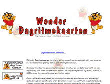 Tablet Screenshot of dagritmekaarten.com